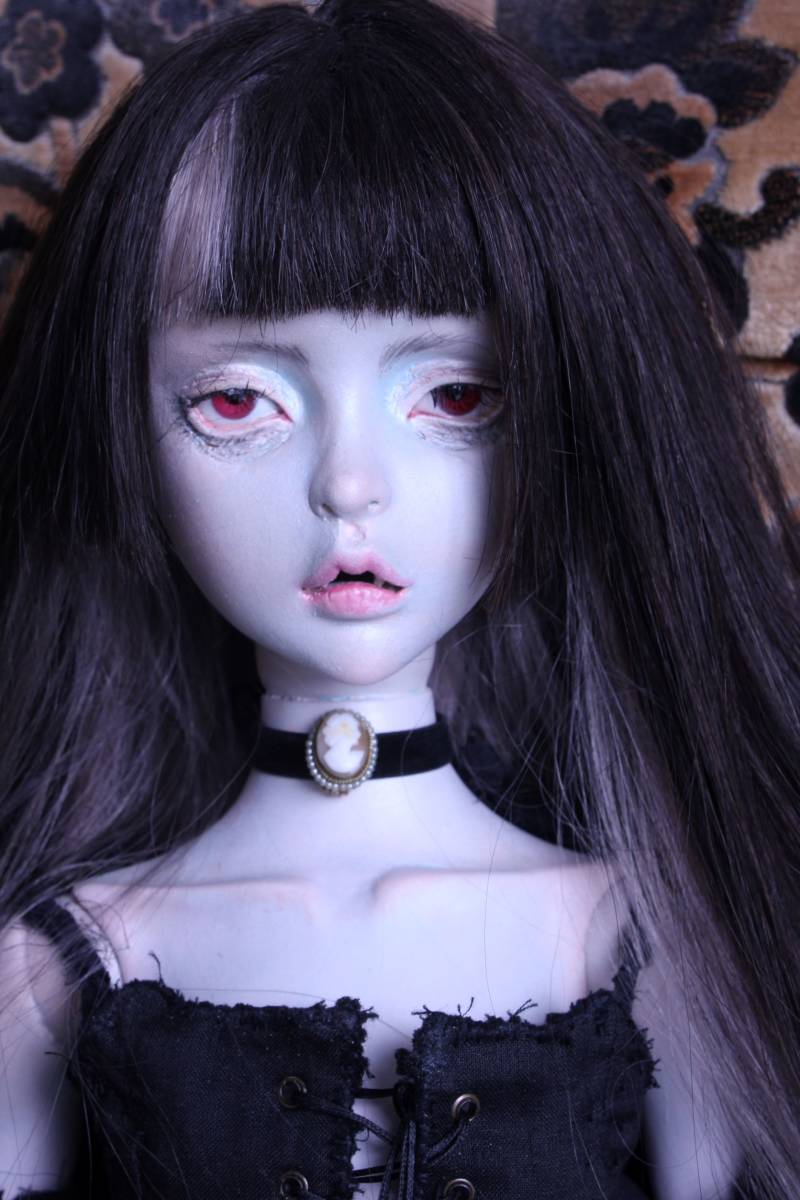 割引価格 球体関節人形 創作人形 櫻井紅子作【黒い花弁】|Yahoo!フリマ クラフト・布製品