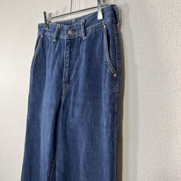 お気に入りのパンツ美品】45R デニムパンツ ジーンズ おこめデニム シャルロット アンクル