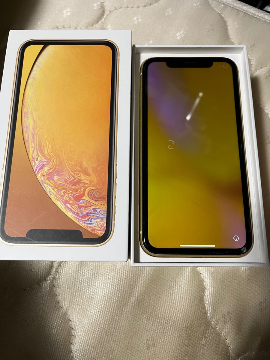 数量限定】 iPhone XR 64GB イエロー SIMフリー iphoneXR 64GB イエロー SIMフリー 元箱付き