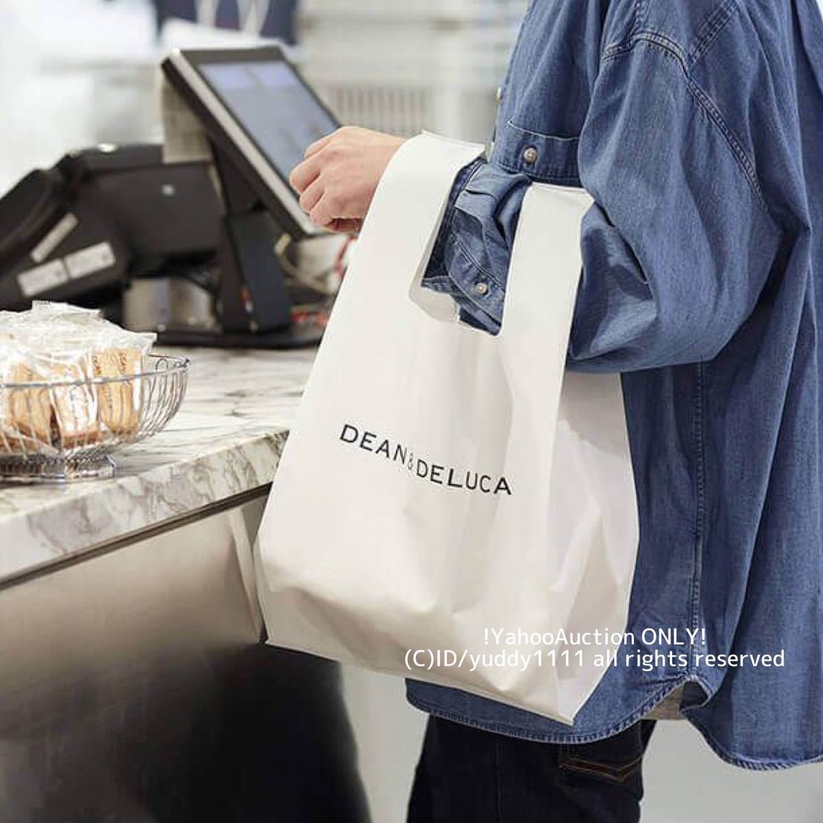  новый товар нераспечатанный DEAN & DELUCA Dean and Dell -ka Minimum эко-сумка белый быстрое решение 