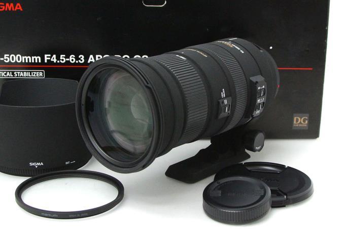 極美品｜シグマ APO 50-500mm F4.5-6.3 DG OS HSM ソニーAマウント用 γH323-2S5