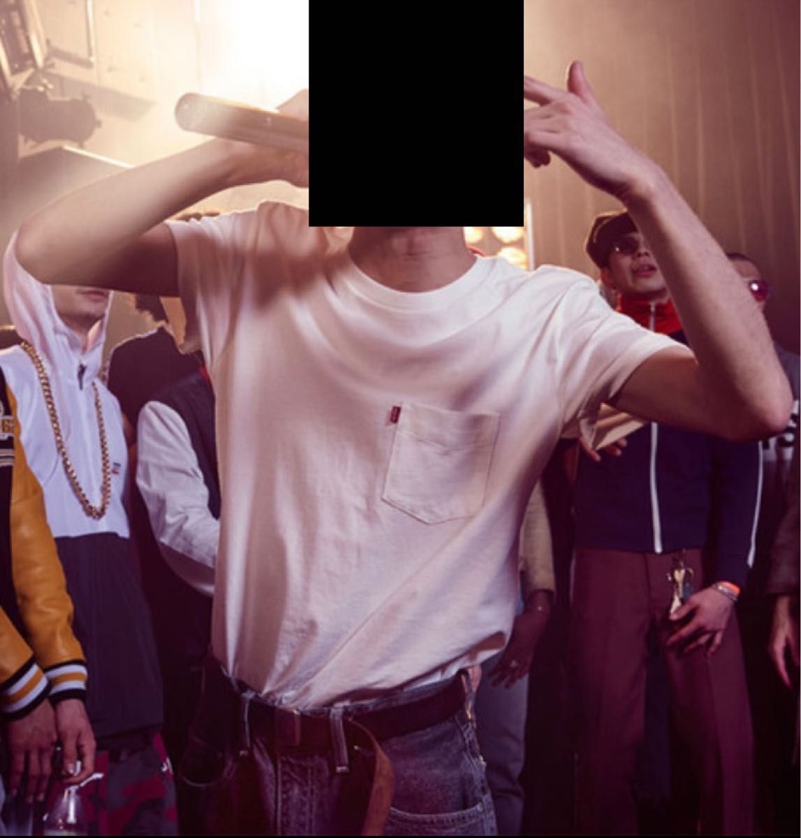 【美品】levi's silver tab BAGGY 2018復刻版KID FRESINO着 シルバータブ リーバイス