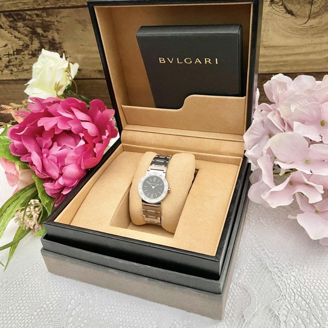 T122 OH・磨き済 BVLGARI ブルガリ ブルガリブルガリ BB26SS クォーツ