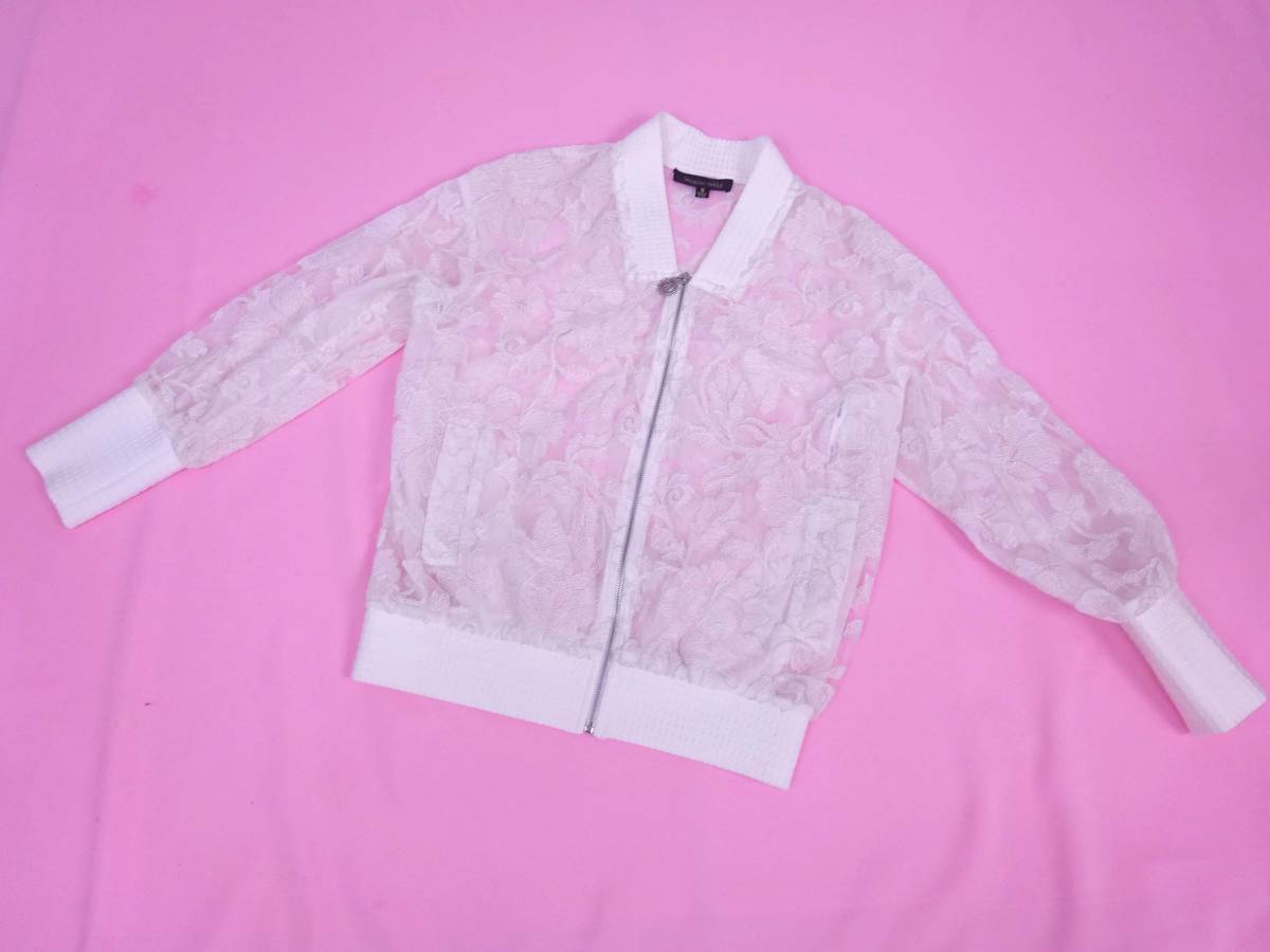 TADASHI SHOJI タダシショージ フラワーレースシースルーブルゾン 新品