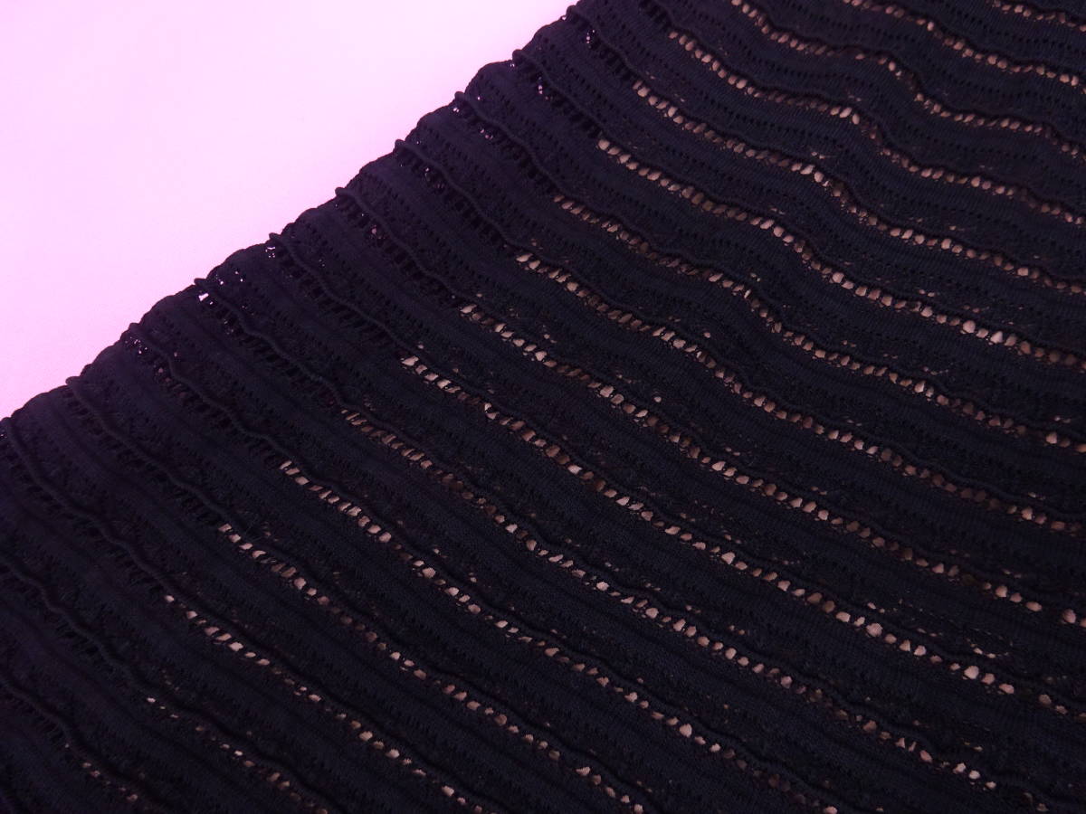 TADASHI SHOJI タダシショージ ニットレースワンピース ブラック S 新品未使用品 _画像4