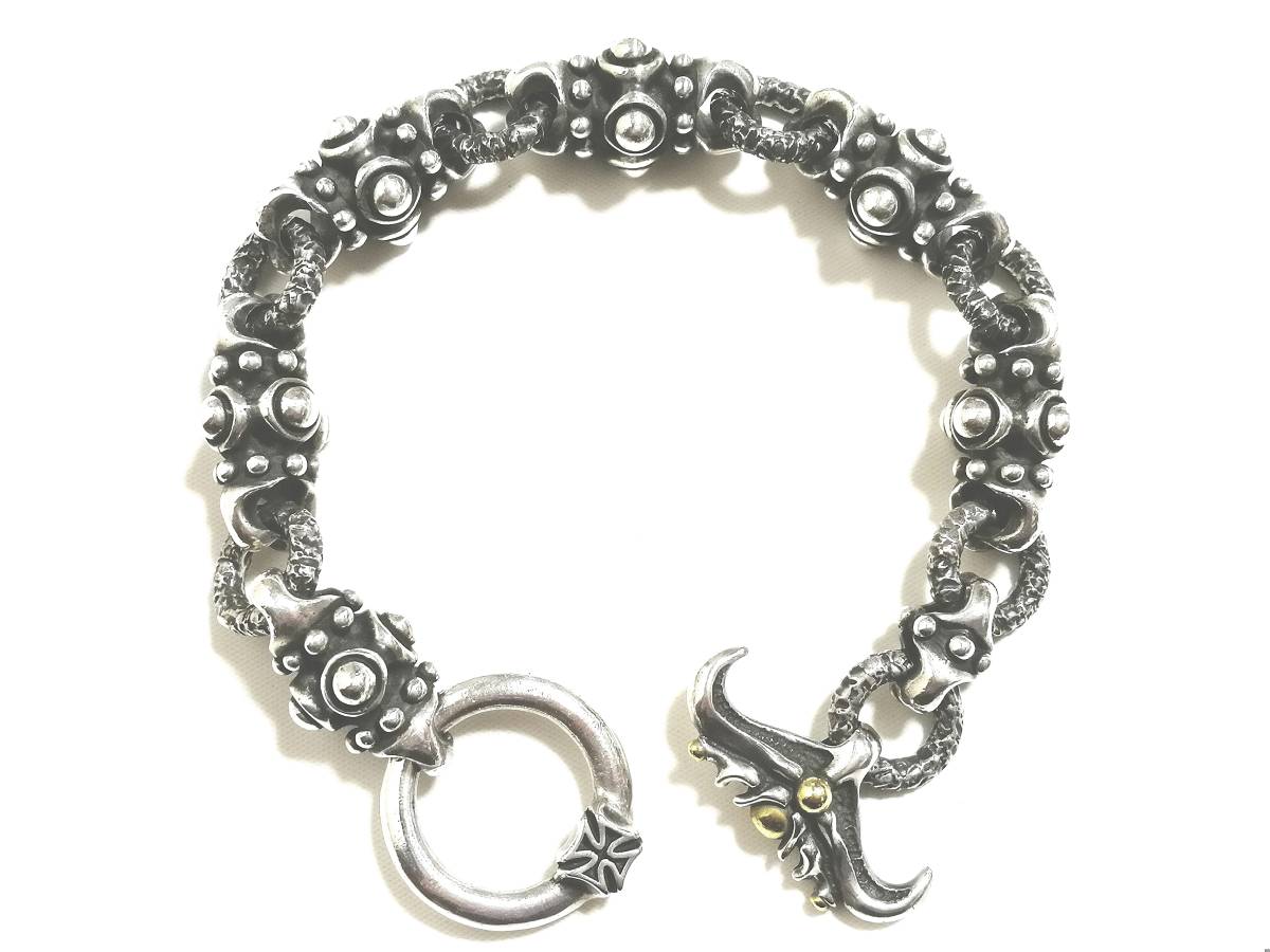 * beautiful goods genuine article regular goods GACKT have on brand deaf breed diff bleed custom one make-up silver bracele silver 925*