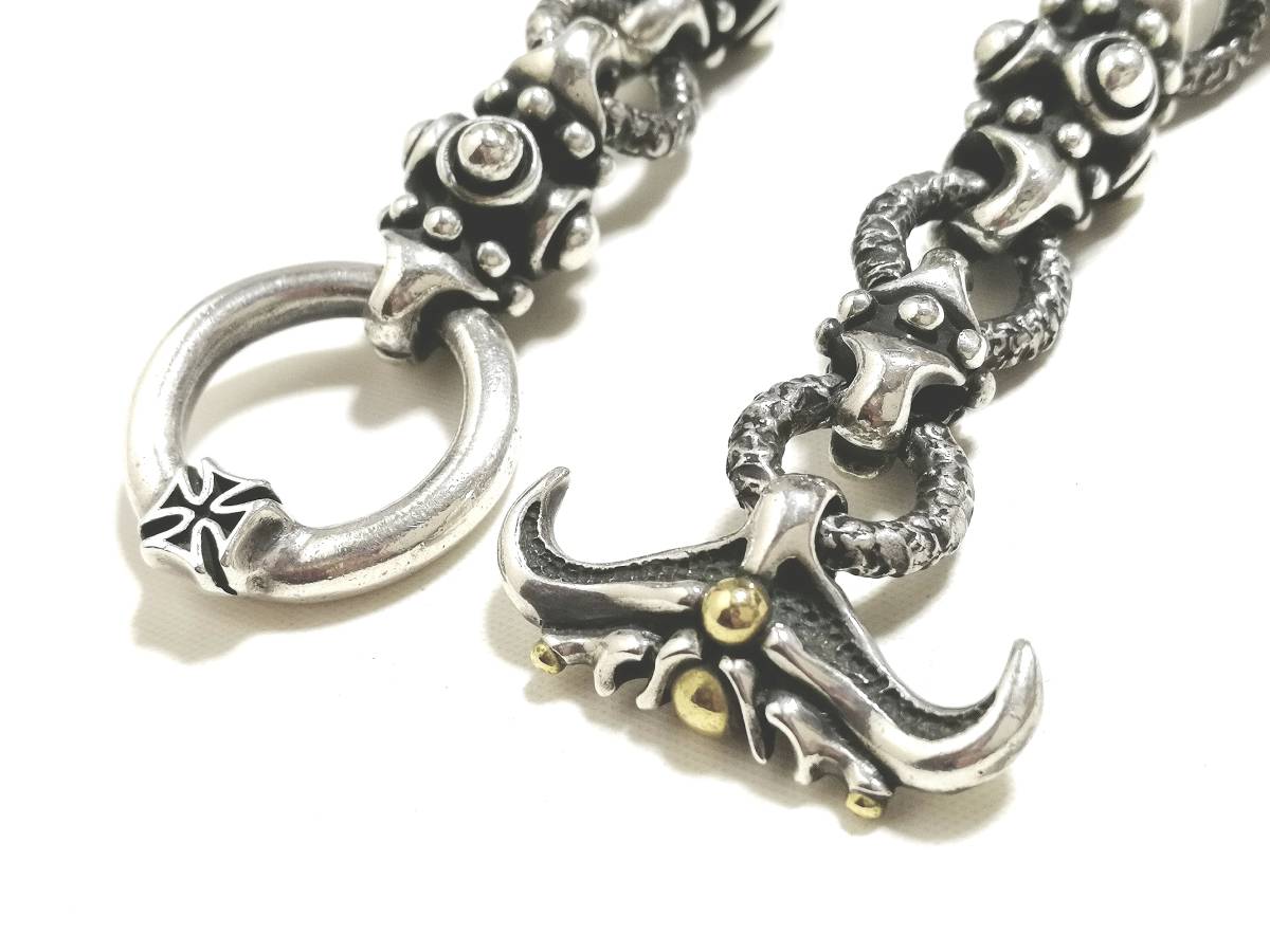 * beautiful goods genuine article regular goods GACKT have on brand deaf breed diff bleed custom one make-up silver bracele silver 925*