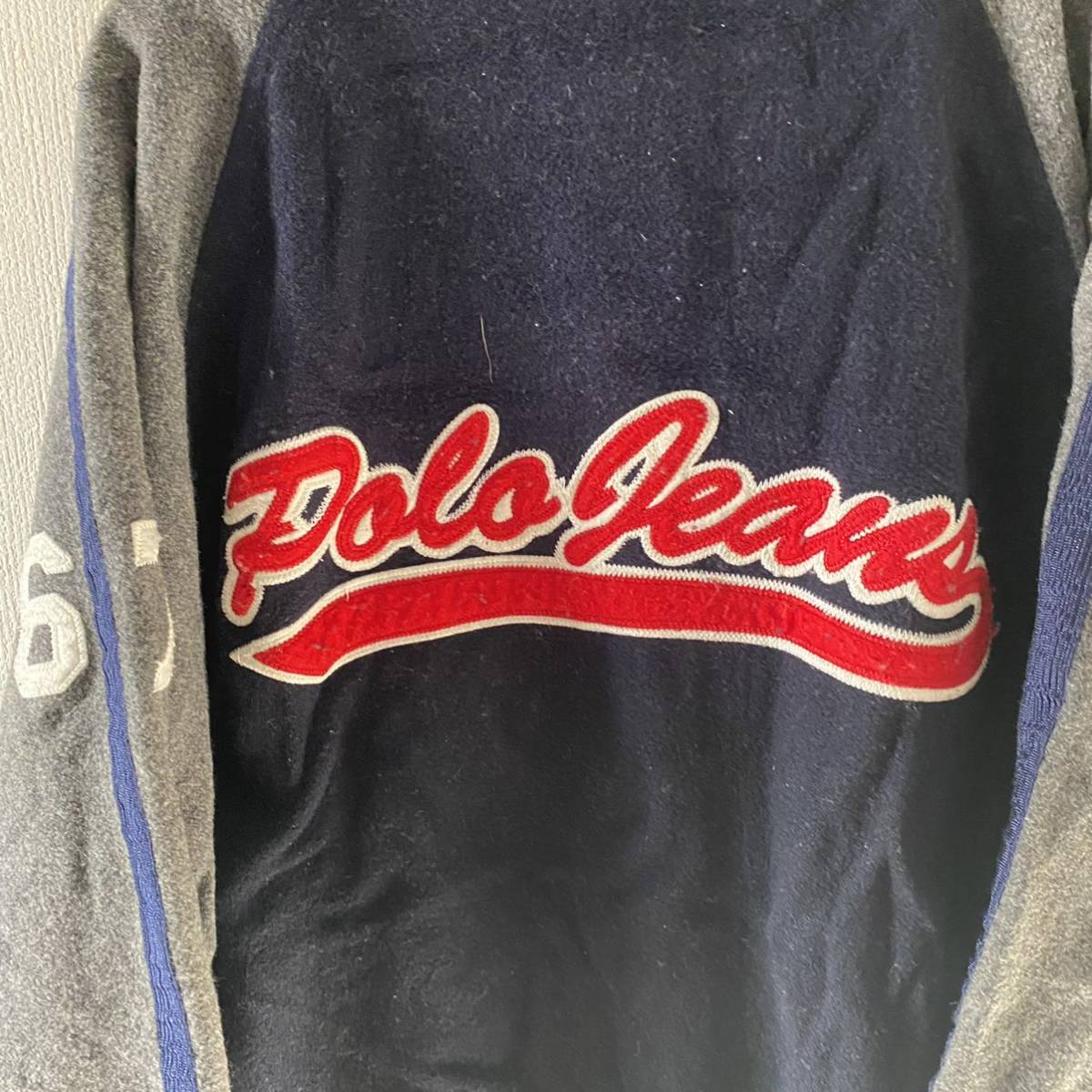 数量は多】 レアRalphLaurenラルフローレンスタジャンxlメンズ長袖