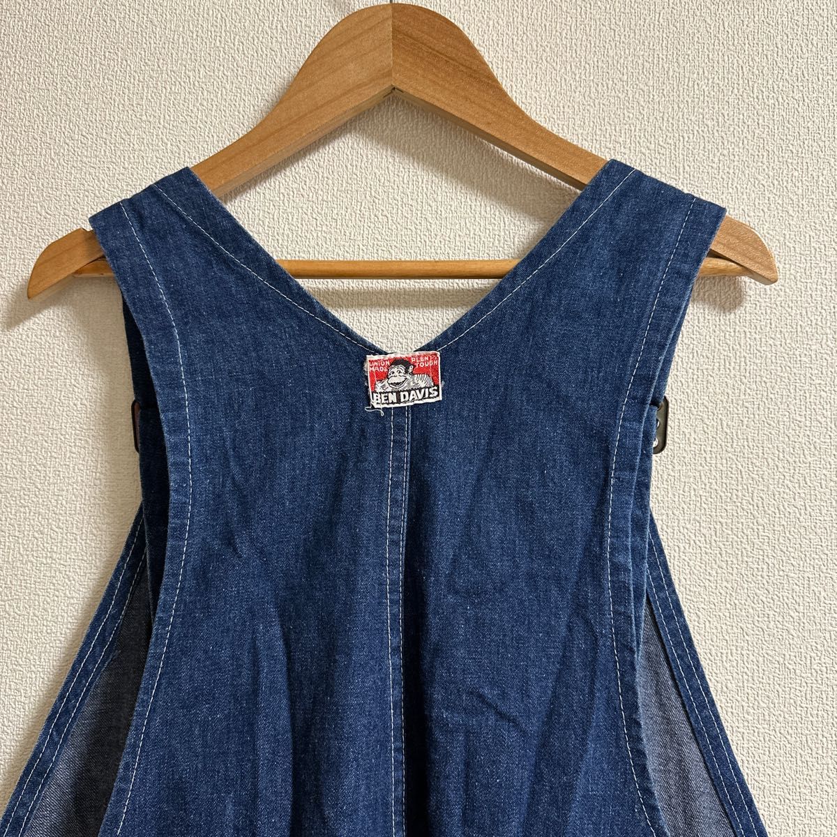 希少レア 50~60年代 BEN DAVIS 刺繍白タグ オーバーオール メンズ