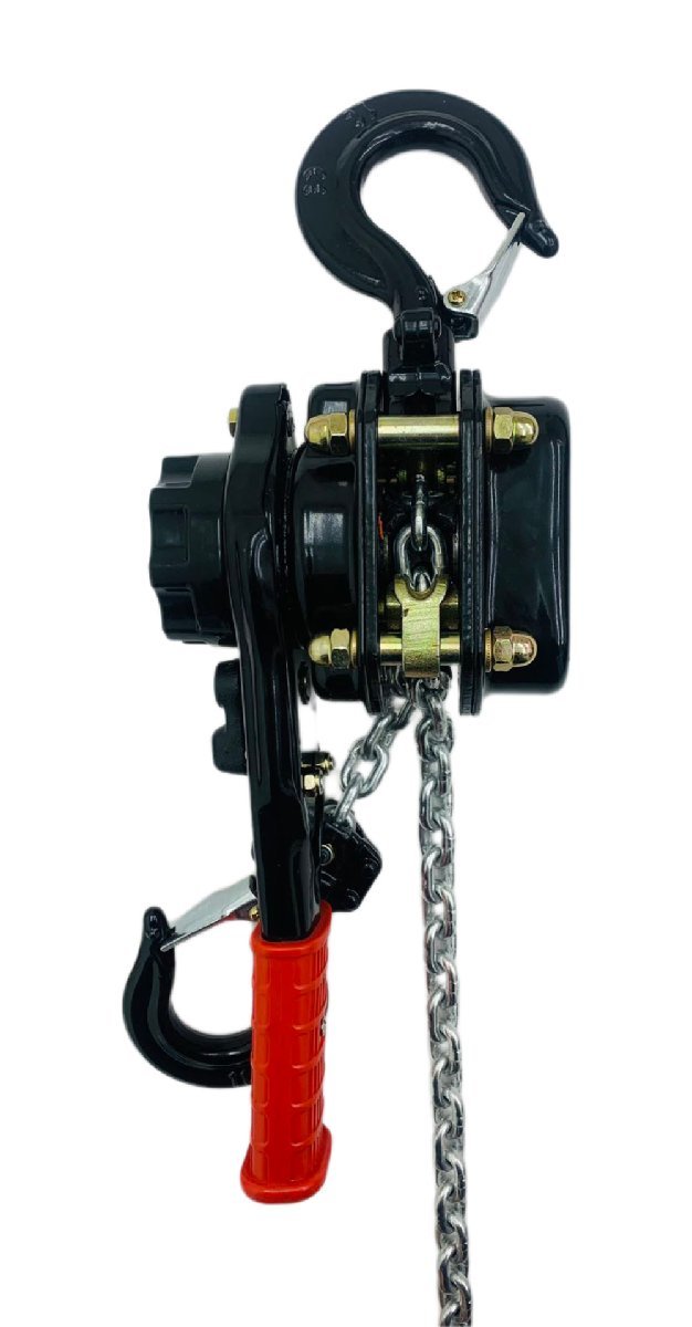 8台セット 軽量小型 レバーホイスト 1.0t 黒 1000kgレバーブロック Lever Hoist チェーンホイスト チェンブロック チェーン ガッチャ 荷締_画像4