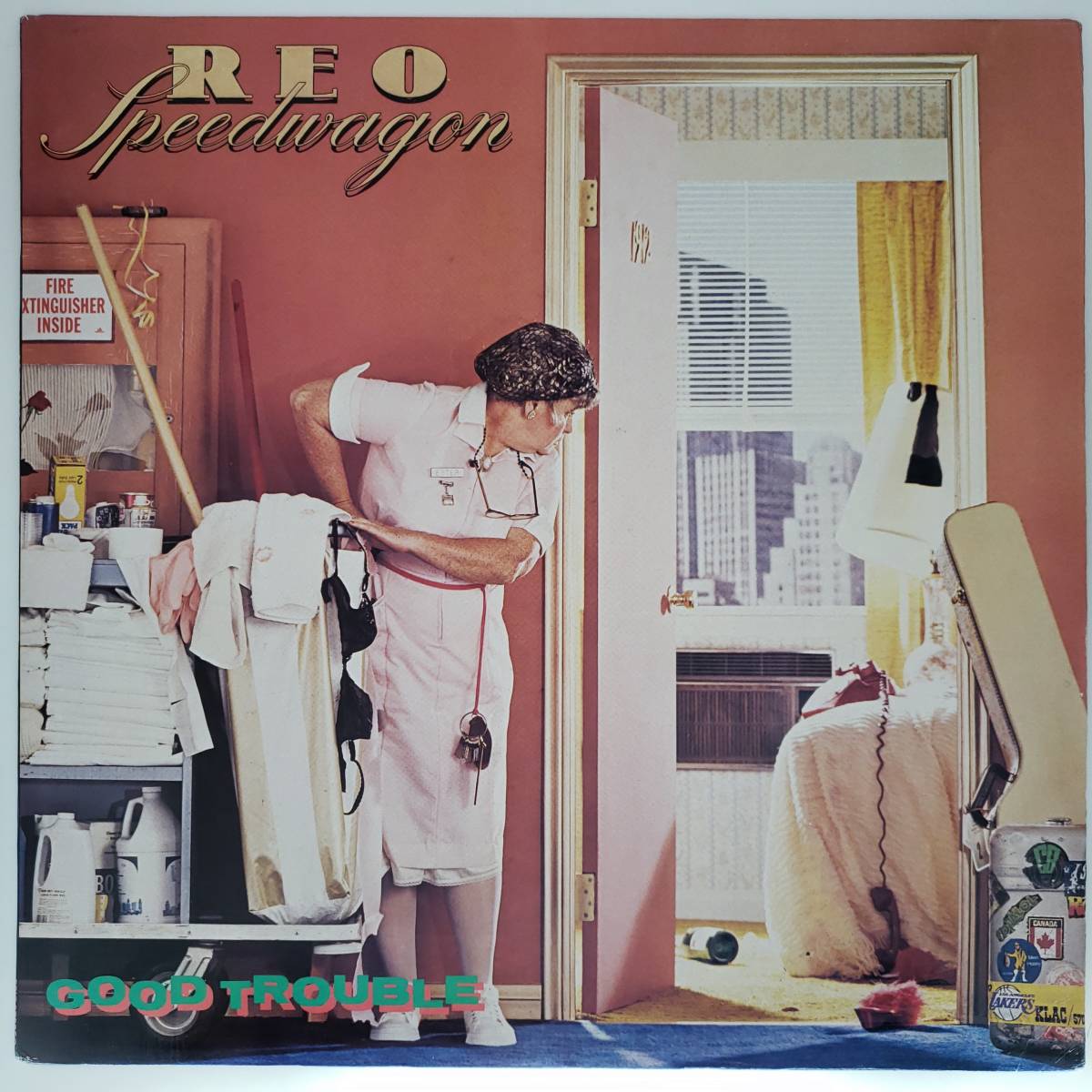 良盤屋◆LP◆US 輸入盤　REOスピードワゴン/グッド・トラブル　REO Speedwagon/Good Trouble/1982 ◆Pop Rock◆P-4187_US盤