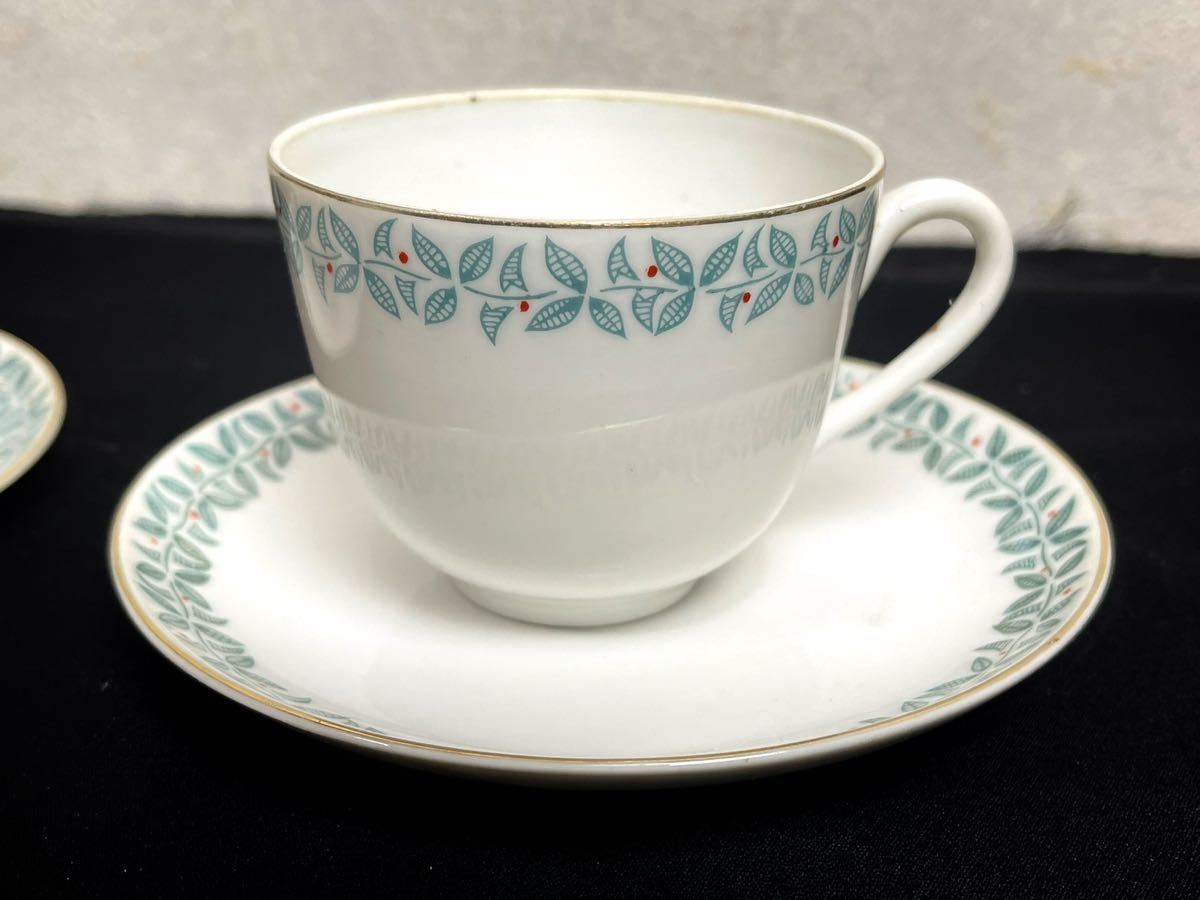 ■ オールドノリタケ 日本陶器会社 カップ&ソーサー 3客セット ヤジロベー 1912年頃 NORITAKE コーヒーカップ アンティーク_画像7