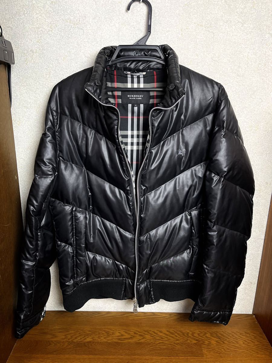 全国総量無料で BLACK BURBERRY □ LABEL ファー無 Mサイズ ブラック