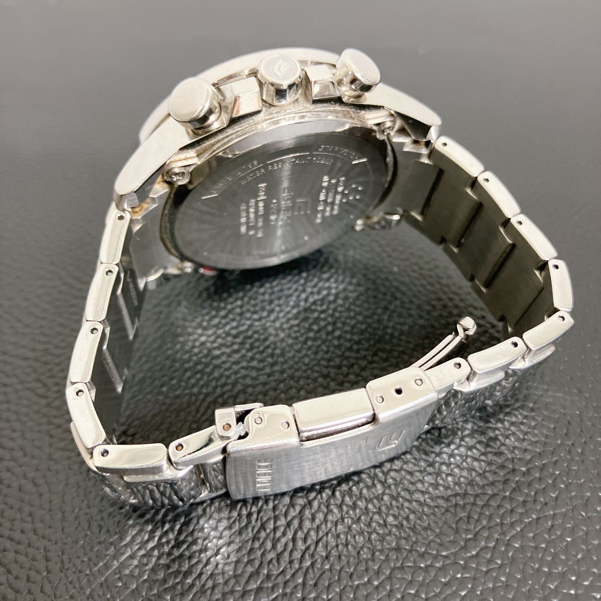 有名人芸能人】 美品CASIOEDIFICE 電波ソーラー EQB-501 タイム