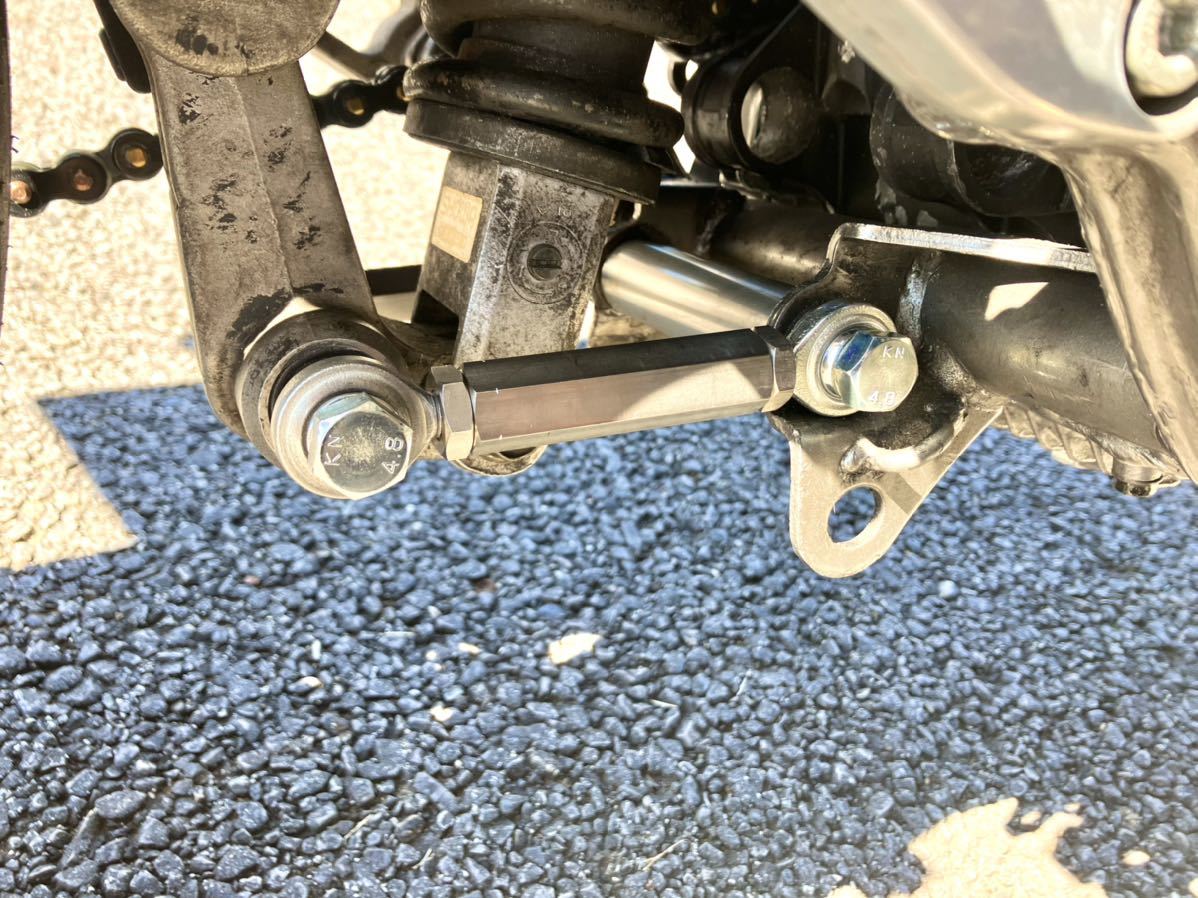 ☆最安値に挑戦 CBR400F ローダウン サス 赤 NC17 車高調整