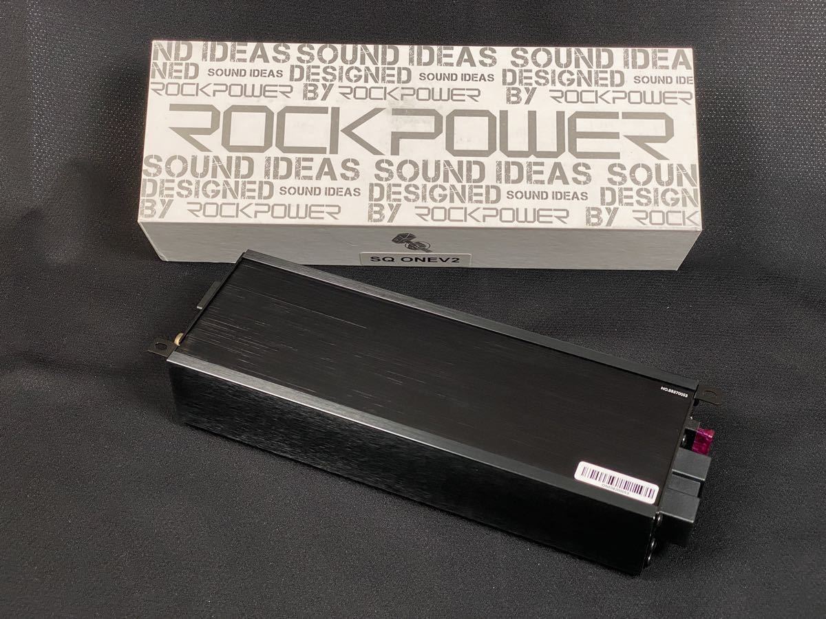 [ with guarantee ][ Japan domestic regular goods ][ multi amplifier system optimum ]ROCK POWER SQ-ONE V2 high-end AB class 1ch monaural power amplifier 150W×1ch