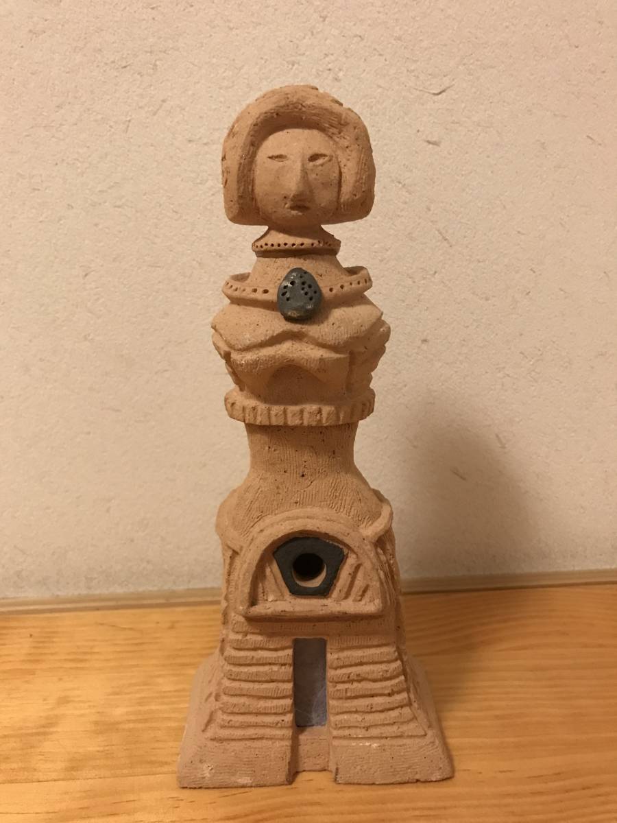 ☆　大珍品！　創作　埴輪　はにわ　女性像　安産・子宝のモチーフ　土器　美術品　中古品　☆_画像2