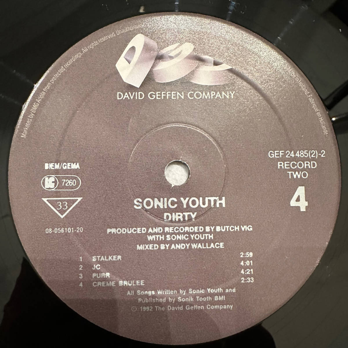 今季一番 SONIC YOUTH Dirty 2LP 1992年 レコード盤 mandhucollege.edu.mv