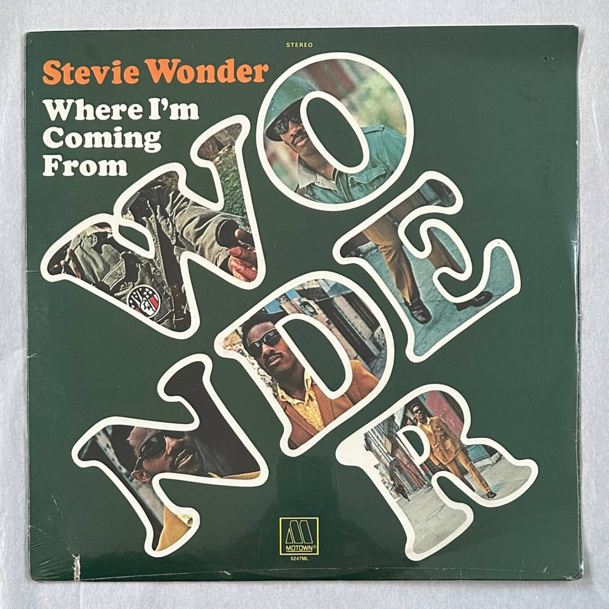 ■1971年 US盤 新品シールド Stevie Wonder - Where I'm Coming From 12”LP 5247ML Motown_画像1