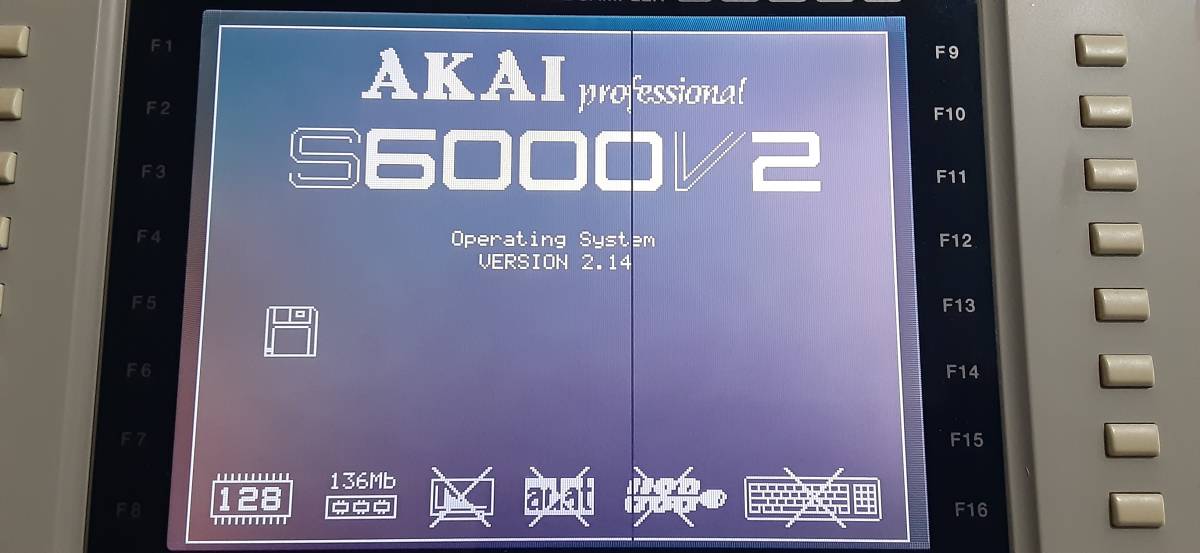 ★AKAI S5000/S6000 DISPLAY★ジャンク/JUNK★MADE in JAPAN★_画像5