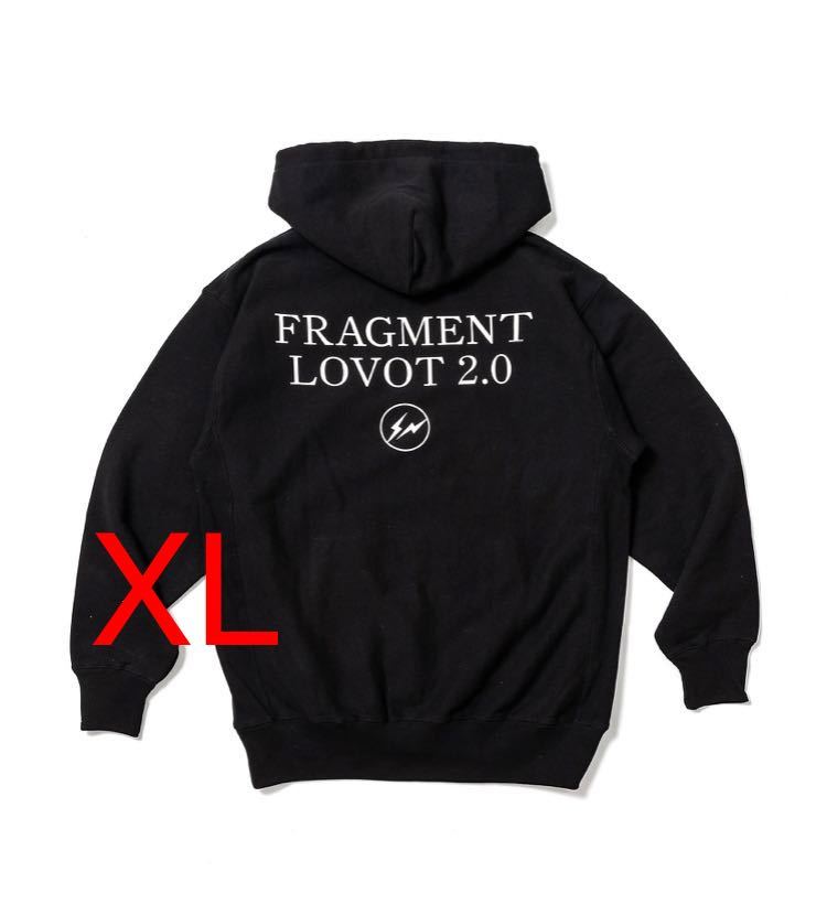 黒XL LOVOT FRAGMENT EDITION 伊勢丹新宿 ラボット ヒト用 パーカー Hoodie フラグメント FRGMT Tee design_画像1