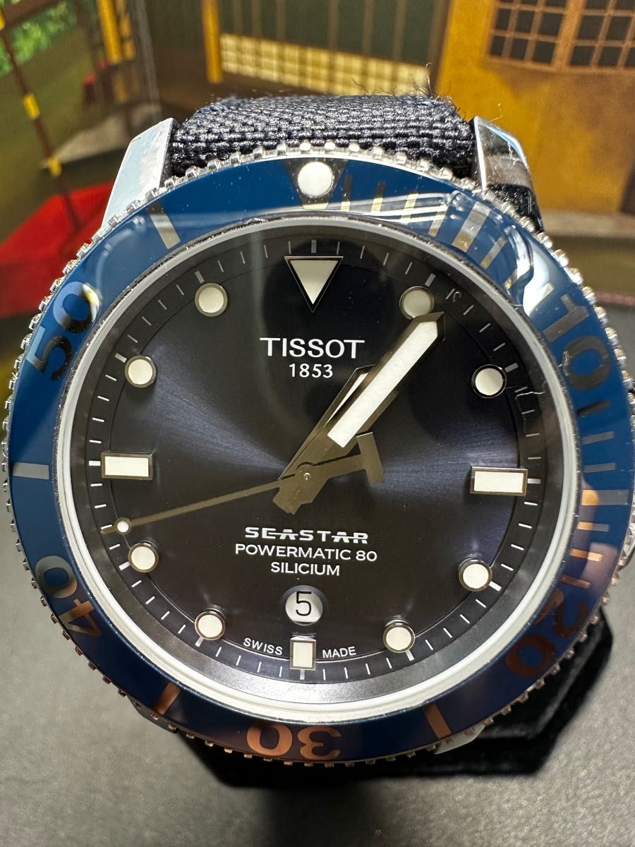 TISSOT ティソ シースター 1000 オートマティック シリシウム 日本限定500本 自動巻き 腕時計、アクセサリー メンズ腕時計