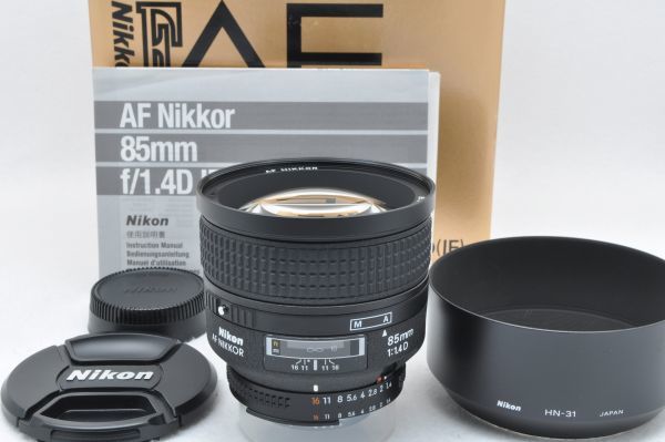 高級な Nikon AF Nikkor 85mm 1.4D + HN-31フード en-dining.co.jp