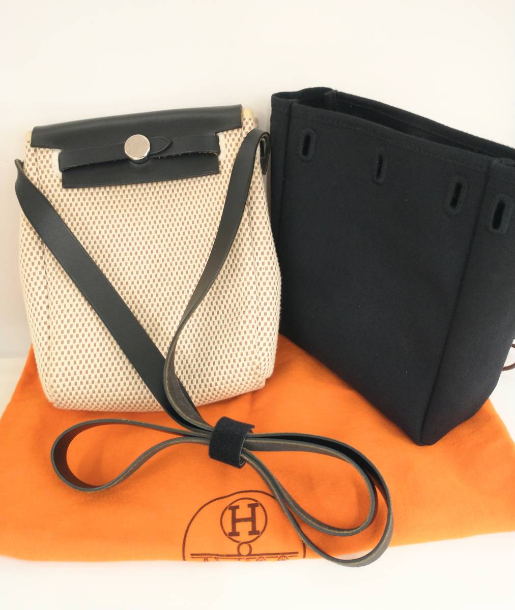 HERMES エルメス エールバッグTPM ショルダー バッグ キャンバス 斜