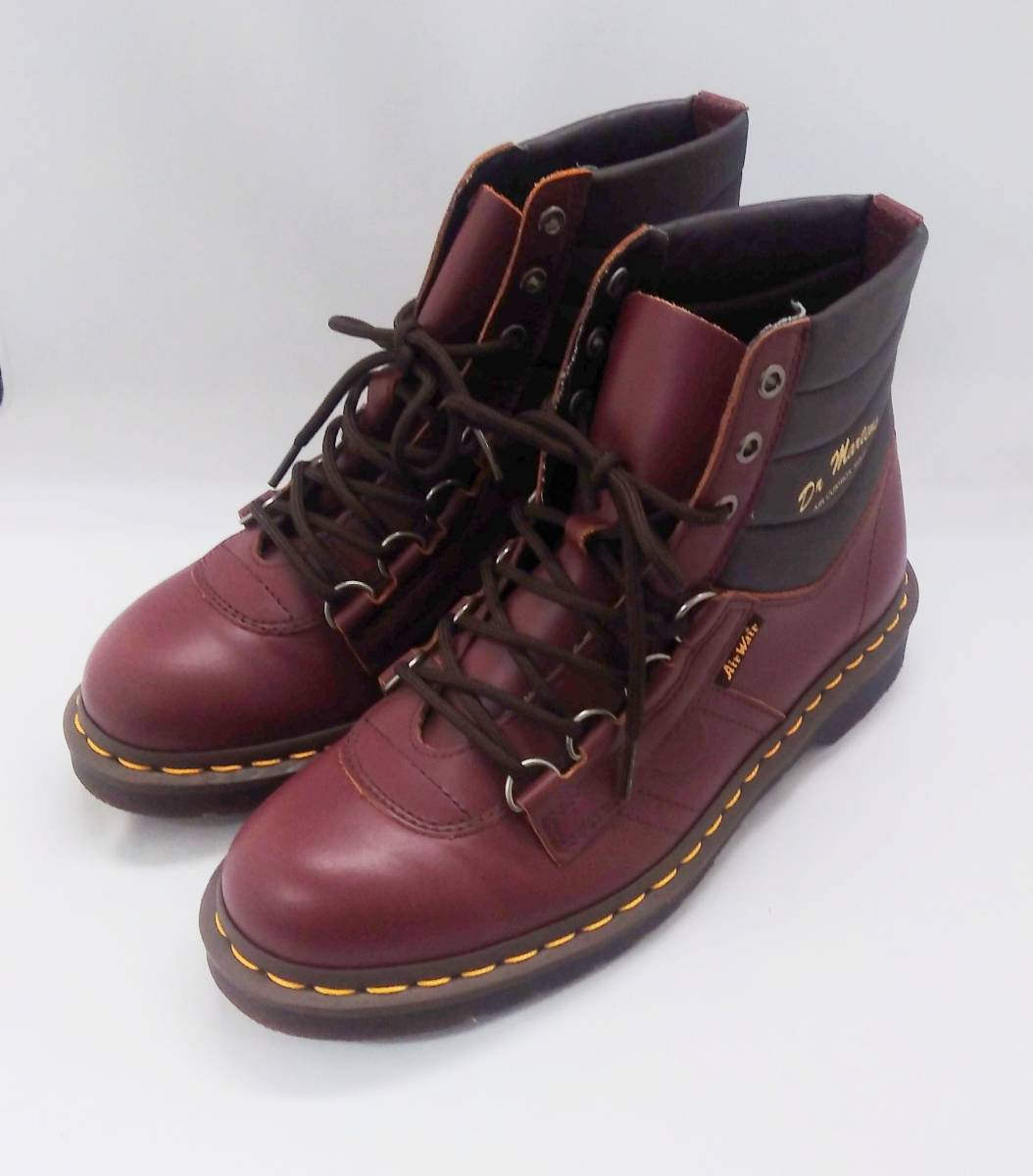 美品 Dr.Martens / ドクターマーチン / AIR CUSHION SOLE / ブーツ / 25.5cm / ワインレッド / 16707601 / 箱付き_画像1