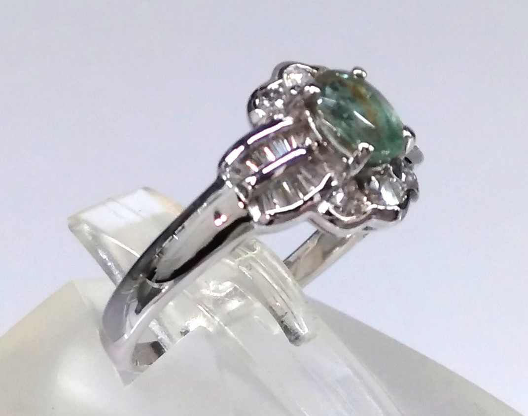 新品仕上げ済み/ソーティング付】 PT900 ダイヤモンド0.35ct