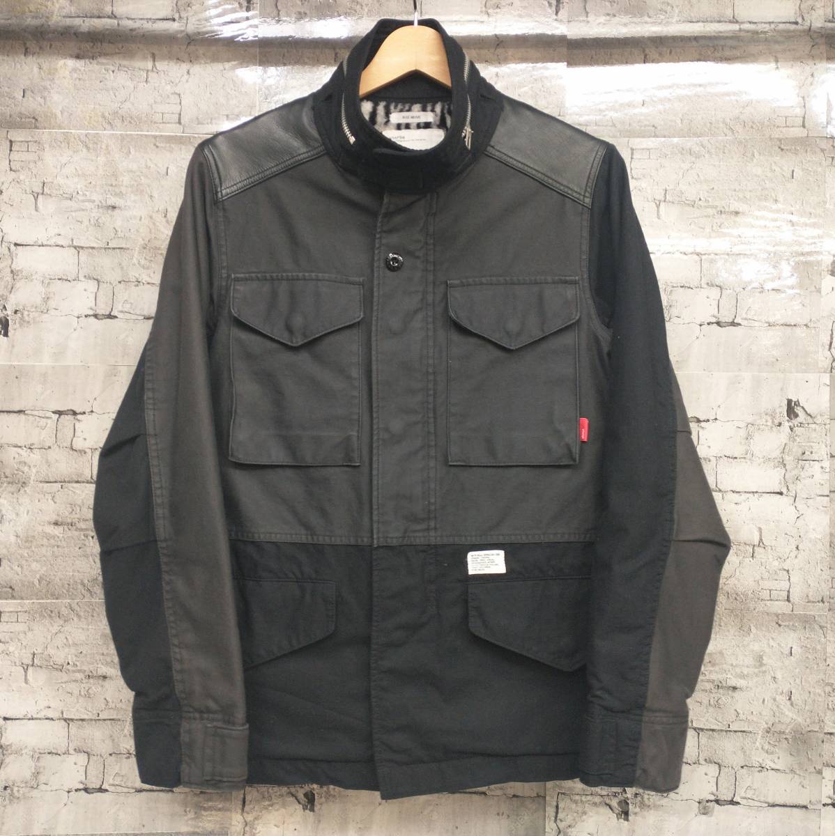 WTAPS ダブルタップス M65 2011 SNEAK COLLECTION ミリタリージャケット ブラック レオパード 店舗受取可