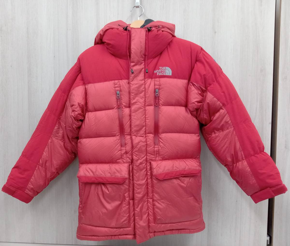 THE NORTH FACE×UIAA サミットシリーズ ビアフォーダウンパーカー ダウンジャケット サイズ表記90(S) レッド ND51815Z ノースフェイス_画像1