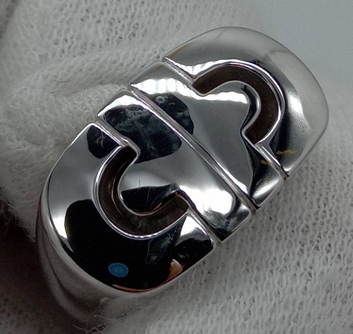 BVLGARI ブルガリ パレンテシリング K18WG ホワイトゴールド 8.1g 8号