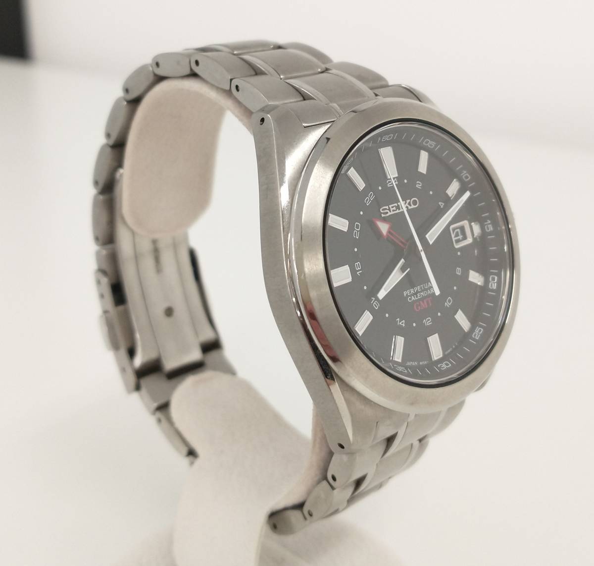 SEIKO セイコー GMT 8F56-00M0 パーペチュアルカレンダー 腕時計(アナログ) 安い取扱店