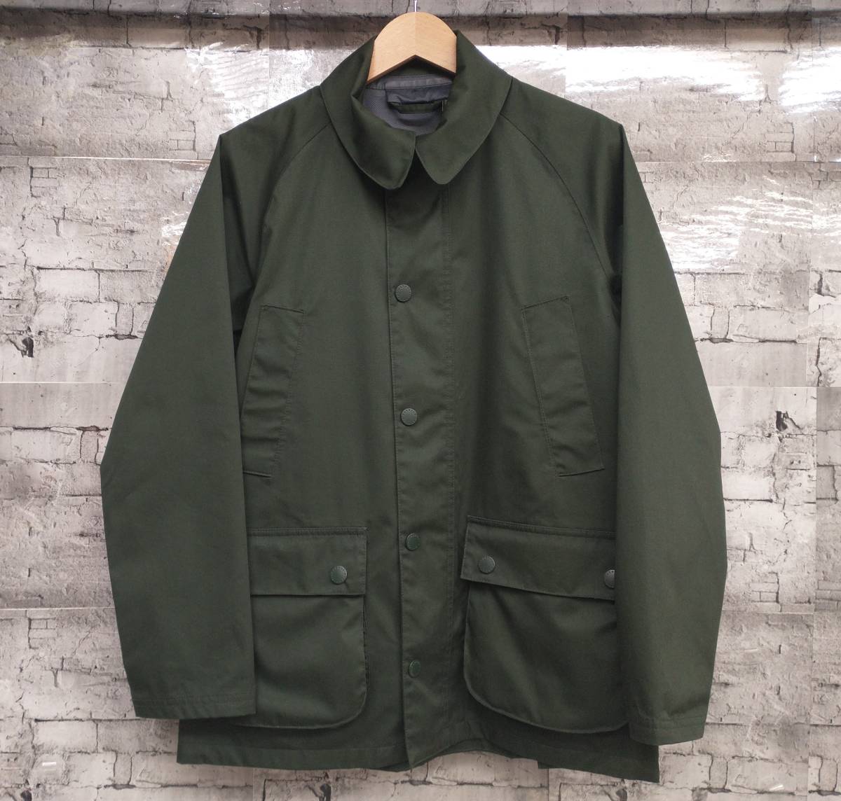 BARBOUR BEDALE TECH WATER PLOOF バブアー ビデイル テック ウォータープルーフジャケット サイズ34 セージグリーン 茅ヶ崎駅北口店_画像1