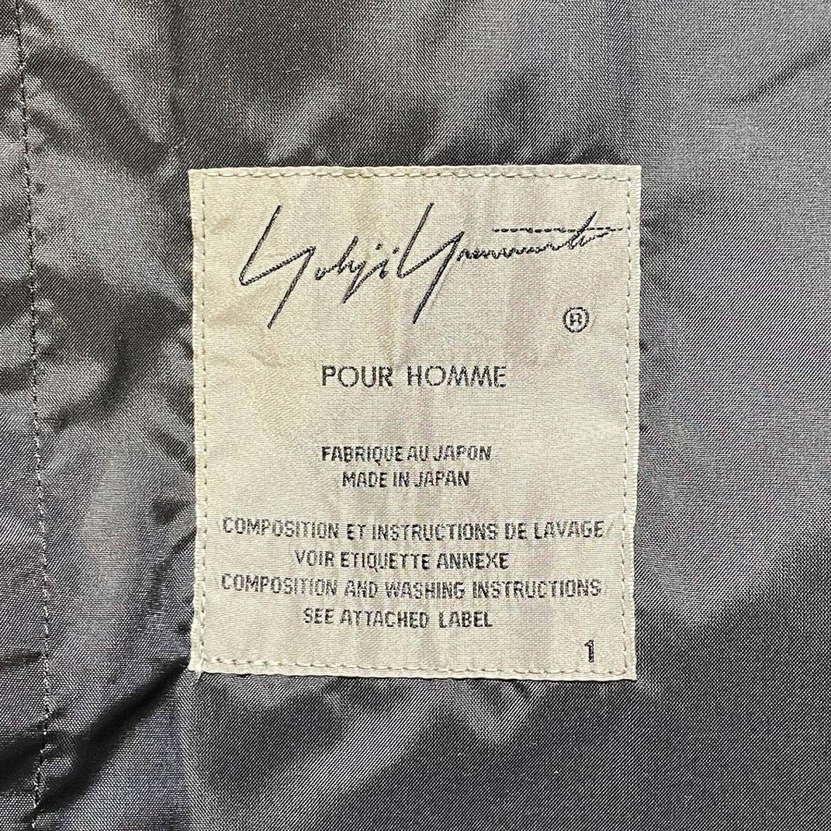 20ss YOHJI YAMAMOTO POUR HOMME Nylon Coat ナイロン タフタ ビッグ ...