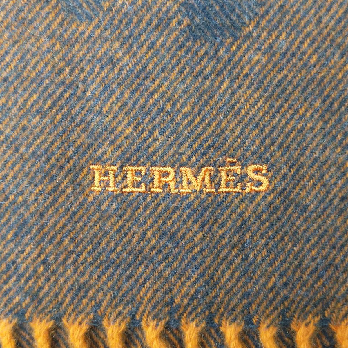 HERMES エルメス カシミヤ シェーヌダンクル クレイジーチェーン
