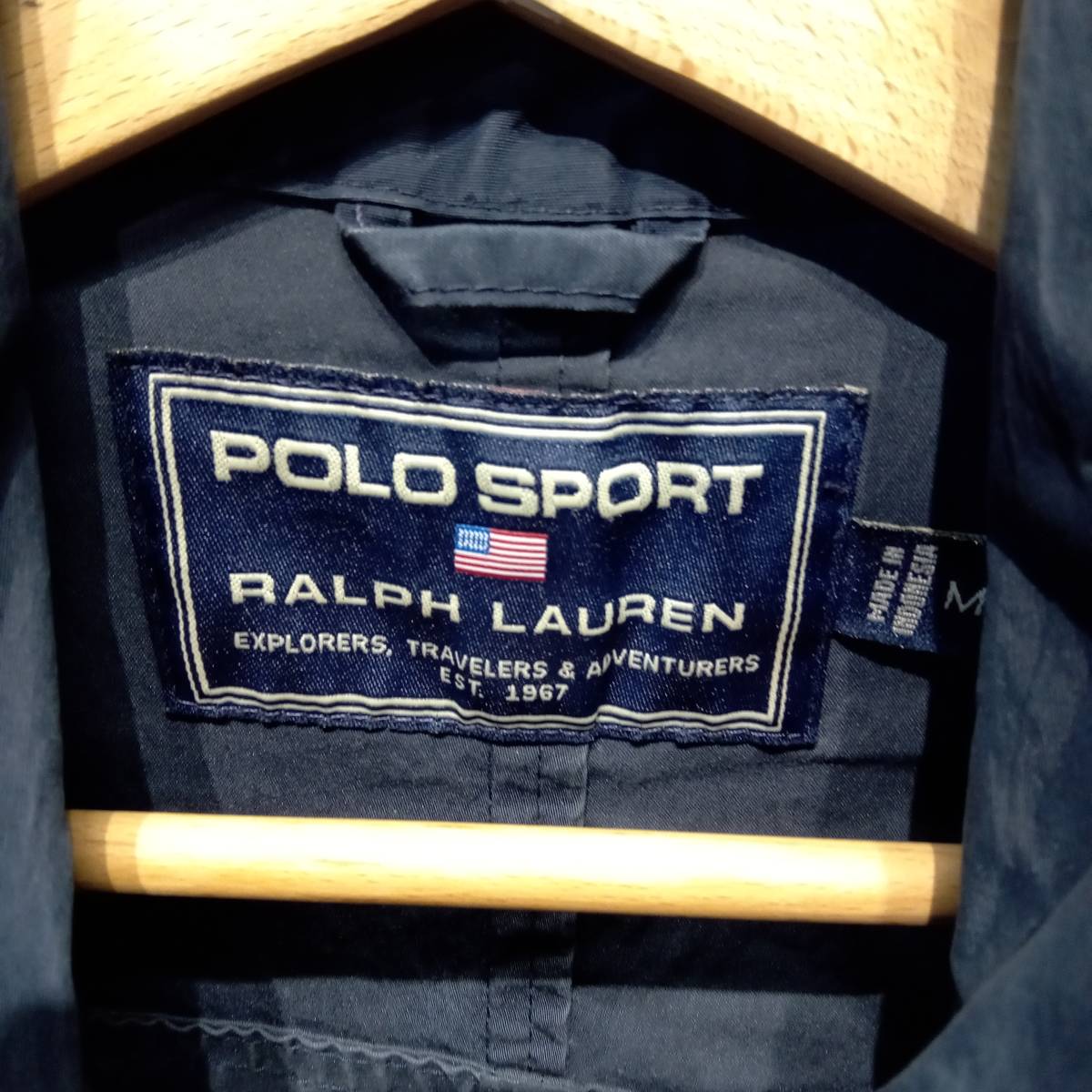90s POLO SPORT RALPH LAUREN スイングトップ ブルゾン M ネイビー インドネシア製 ポロスポーツ ラルフローレン 店舗受取可