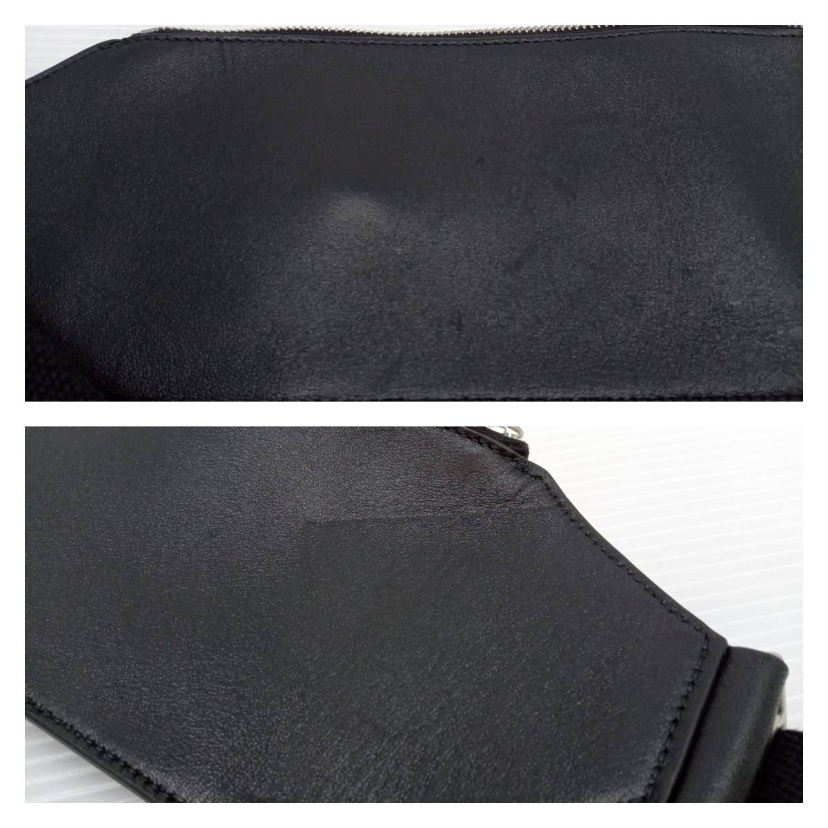 * JIL SANDER Jil Sander FM21 кожа тонкий корпус сумка упаковочный пакет имеется черный через год 