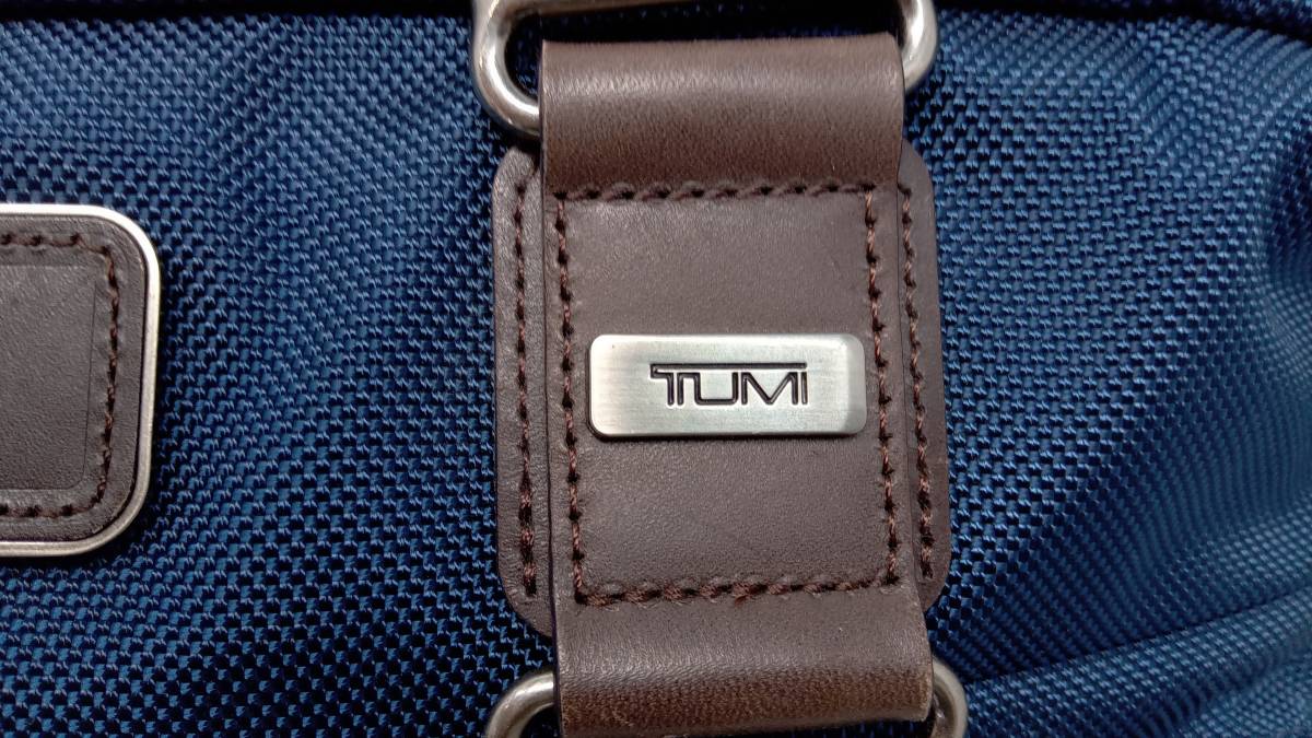 ★ TUMI トゥミ 22340 BTH 2way ブリーフケース ビジネスバッグ ショルダーバッグ ショルダーストラップ付き ネイビー系 通年_画像8