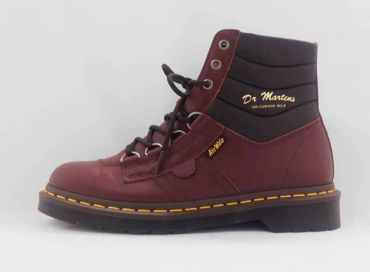 美品 Dr.Martens / ドクターマーチン / AIR CUSHION SOLE / ブーツ / 25.5cm / ワインレッド / 16707601 / 箱付き_画像2