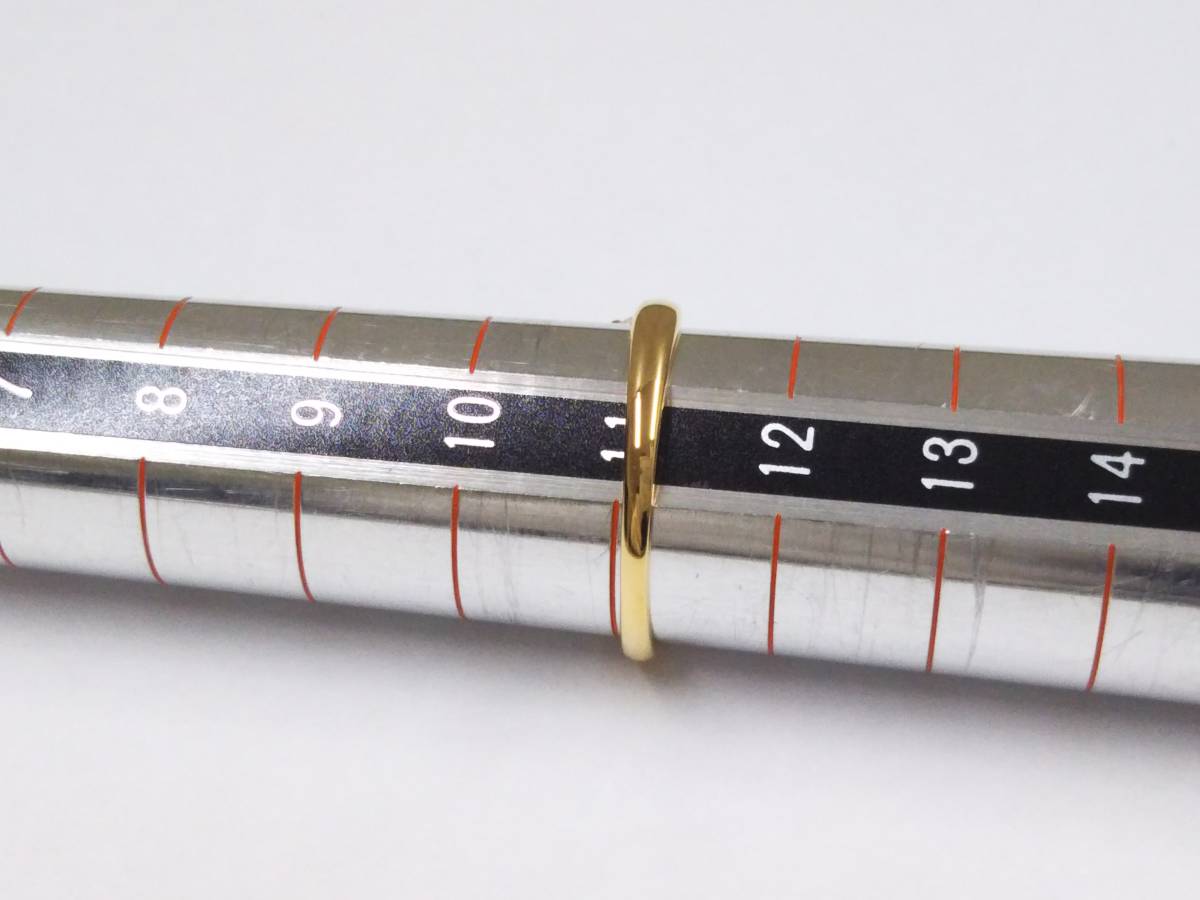 クリーニング済 K18 ゴールド リング 総重量約2.4g 約11号 花 デザイン ...