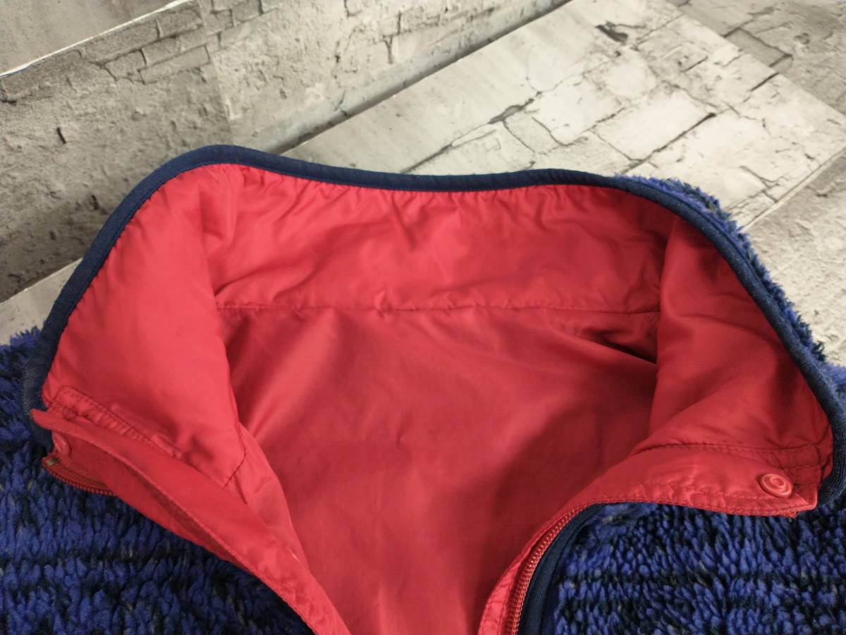 USA製 96年製 Patagonia パタゴニア Reversible Glissade Pullover リバーシブル グリセード プルオーバー 29361 サイズXL 紫赤 サラサ_画像5