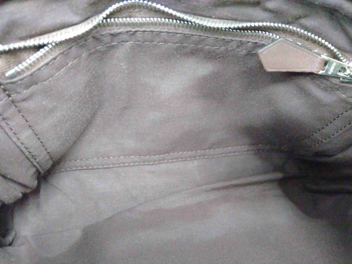 エルメス HERMES アカプルコ/ボディバッグ 茶色 保存袋付_画像6