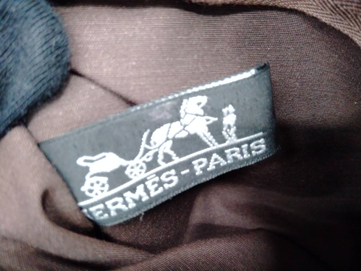エルメス HERMES アカプルコ/ボディバッグ 茶色 保存袋付_画像7