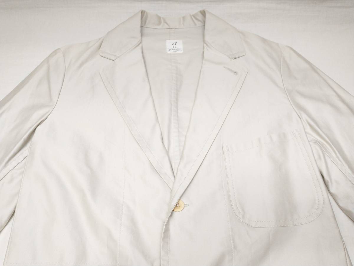 ANATOMICA tailored jacket размер 46 Martingale LE MAITRE DE TOUS слоновая кость 530-521-01 S17 хлопок дыра Tomica 