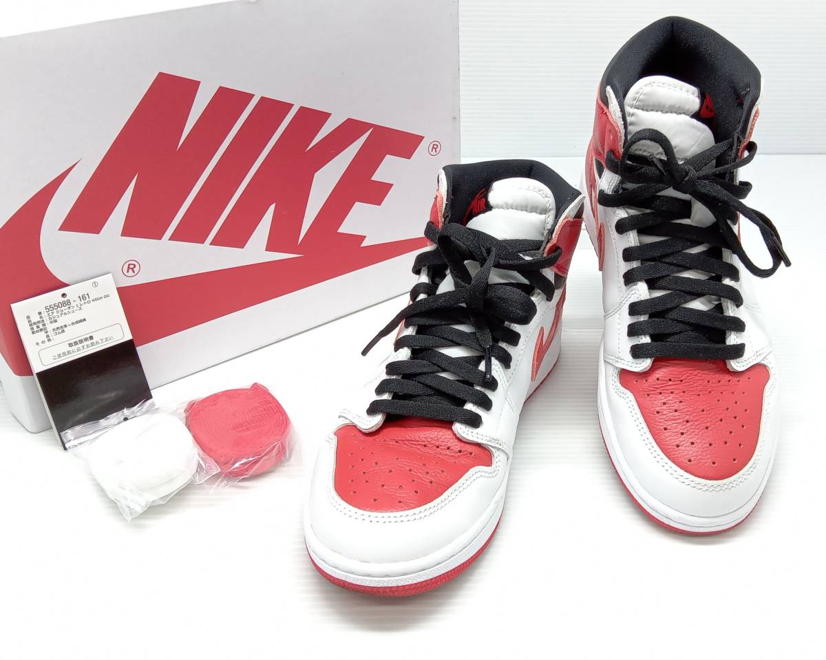 【安心発送】 NIKE ★ ナイキ 通年 ホワイト×レッド 26.5cm OG RETRO 555088-161 JORDAN1 AIR 26.5cm 【安心発送】 NIKE ★ ナイキ 通年 ホワイト×レッド 26.5cm OG RETRO 555088-161 JORDAN1 AIR 26.5cm