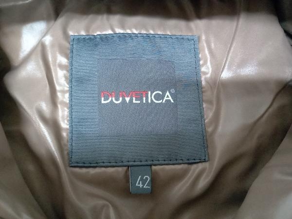 DUVETICA デュベティカ レディース ダウンジャケット ブラウン サイズ42 ダウン90% 防寒 冬物 フード 茶色_画像4