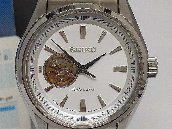 SEIKO プレサージュ 4R38-00S0/セイコー/裏スケ24石/自動巻き腕時計/日差2-3/SSブレス/美品 SEIKO プレサージュ 4R38-00S0/セイコー/裏スケ24石/自動巻き腕時計/日差2-3/SSブレス/美品