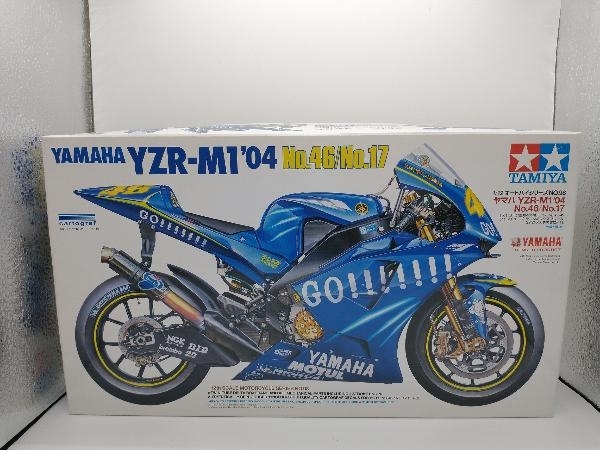  не использовался товар пластиковая модель Tamiya Yamaha YZR-M1\'04 No.46/No.17 1/12 мотоцикл серии 